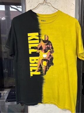 Kill Bill Volume 1 Split Tie Dye Graphic T-Shirt Large